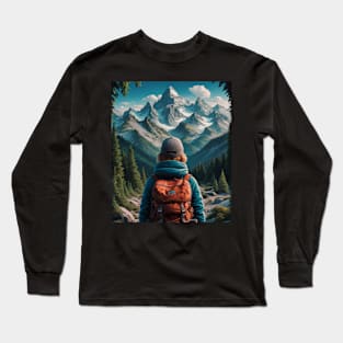 The Deep Call of the Mountains Long Sleeve T-Shirt